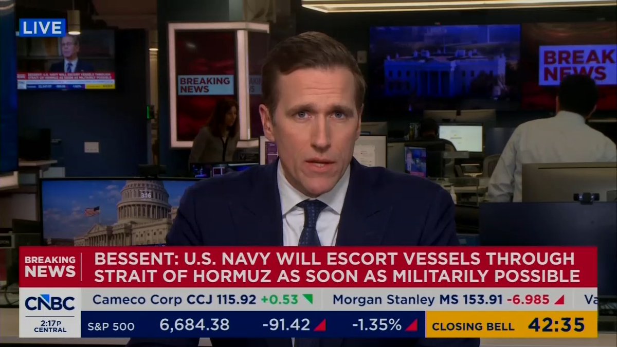 🇺🇸🇮🇷 Iran war already costs the U.S. $11 billion. Sec Bessent was asked if there’s ANY number that would make him say “we can’t afford this anymore.” His answer? “Absolutely not.” They’re all-in, and by "they," I mean the taxpayer money.