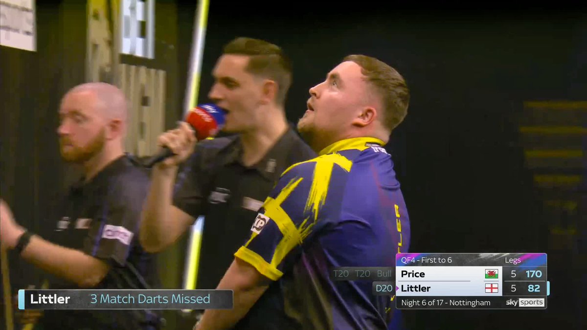 LITTLER WINS A BELTER! What a match of darts 🤩 Luke Littler crashes in TEN 180s and averages over 108 to defeat Gerwyn Price 6-5 in a fantastic display of darts 👏 📲 #PLDarts | QF4