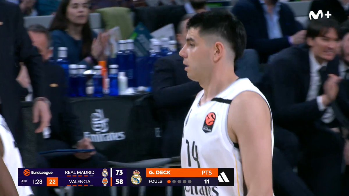 El Real Madrid corre. El Real Madrid disfruta. #Euroleague