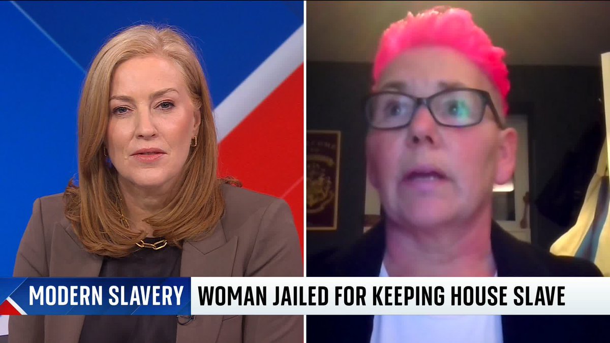 "It shows how someone can be exploited and controlled for decades in plain sight." Debi Lloyd, Head of UK Counter Trafficking Operations at Justice and Care, on a mother who kept a woman captive as a slave in her home. #TUKT 📺 Sky 501 and YT