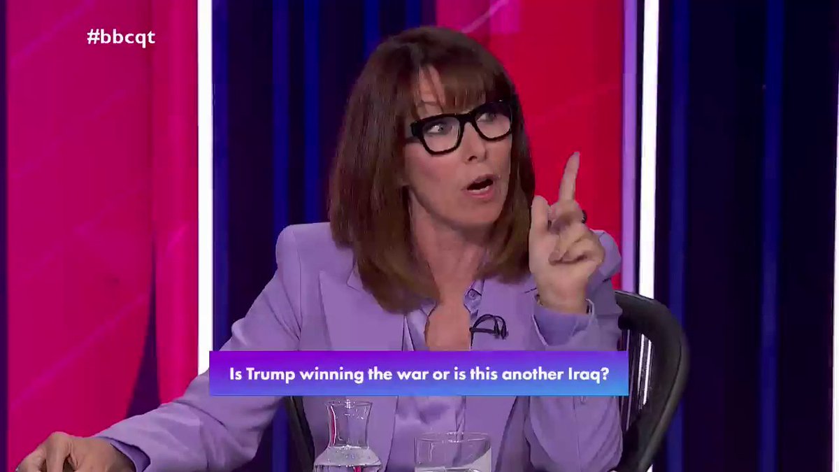 “Don’t send your sons to finish a war that politicians start” On the US-Israel war with Iran, Broadcaster Kay Burley shares her experience as a local reporter having to interview the mothers of her deployed school friends during the Falklands war #bbcqt