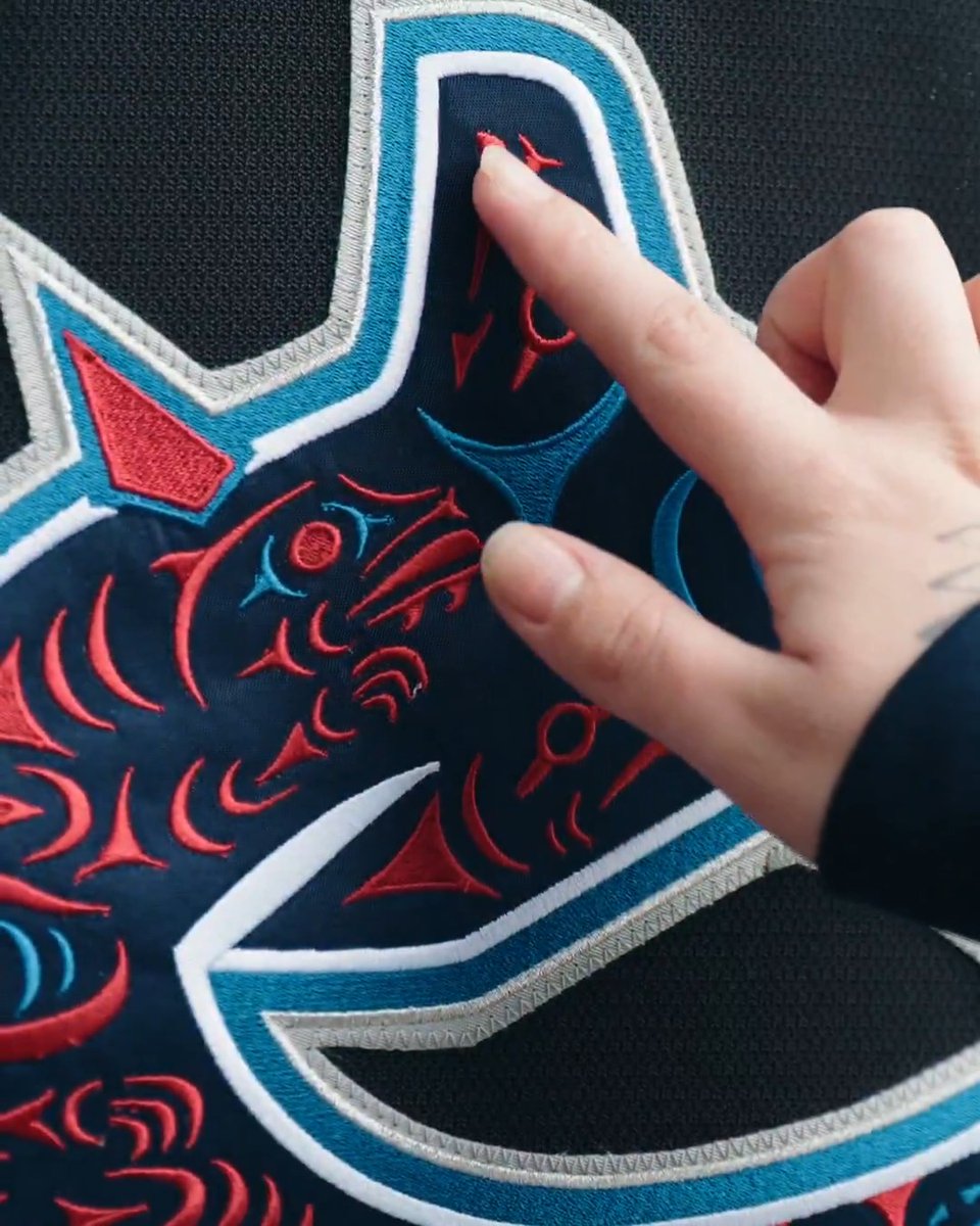 From the water, to the land, to the sky. Artist Ocean Hyland shares the intricate details that tell the story behind this year's #Canucks First Nations Celebration logo.