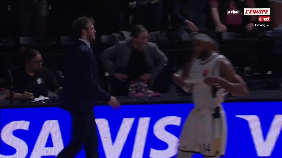 Gros match pour finalement une victoire de Paris (90-81) à domicile face à l'ASVEL en Euroligue ! #lequipeBASKET