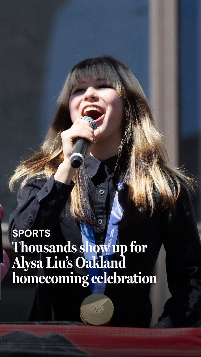 Oakland came out for Alysa Liu. Thousands gathered outside Oakland City Hall to celebrate the hometown Olympic gold medalist after her historic win at the Milano Cortina 2026 Games. During the celebration, Mayor Barbara Lee presented Liu with an oversized key to the city. Oakland native Kehlani and Liu’s father, Arthur Liu, also made appearances.