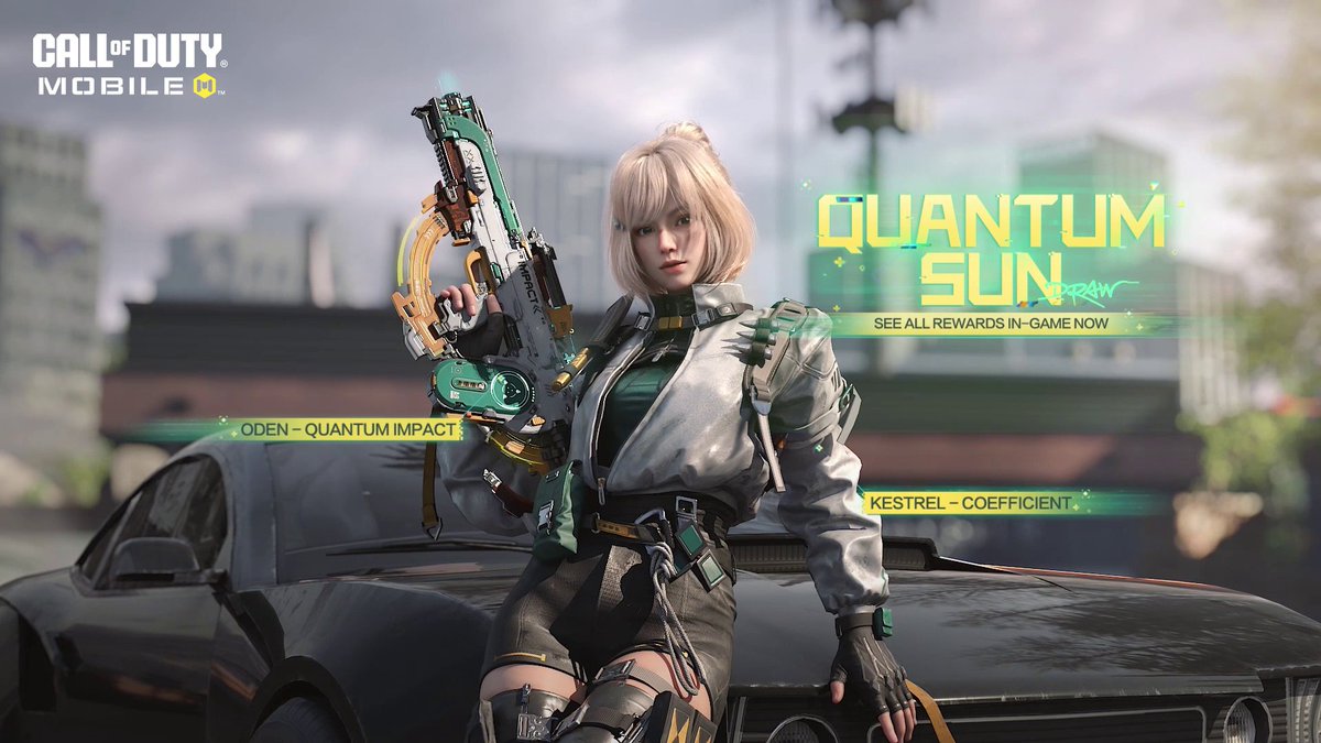 Harness the power of the Quantum Sun ☀️ Unlock Kestrel - Coefficient and her Legendary Oden - Quantum Impact NOW in the Quantum Sun Draw.