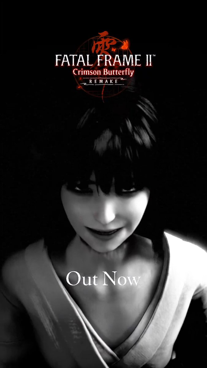 Fatal Frame II: Crimson Butterfly REMAKE is out today. Step into the Lost Village on PlayStation 5, Xbox Series X|S, Nintendo Switch™ 2, and Steam. Purchase Here - #FATALFRAMEIIREMAKE #CrimsonButterfly #CrimsonButterflyRemake #KTfamily #FatalFrame