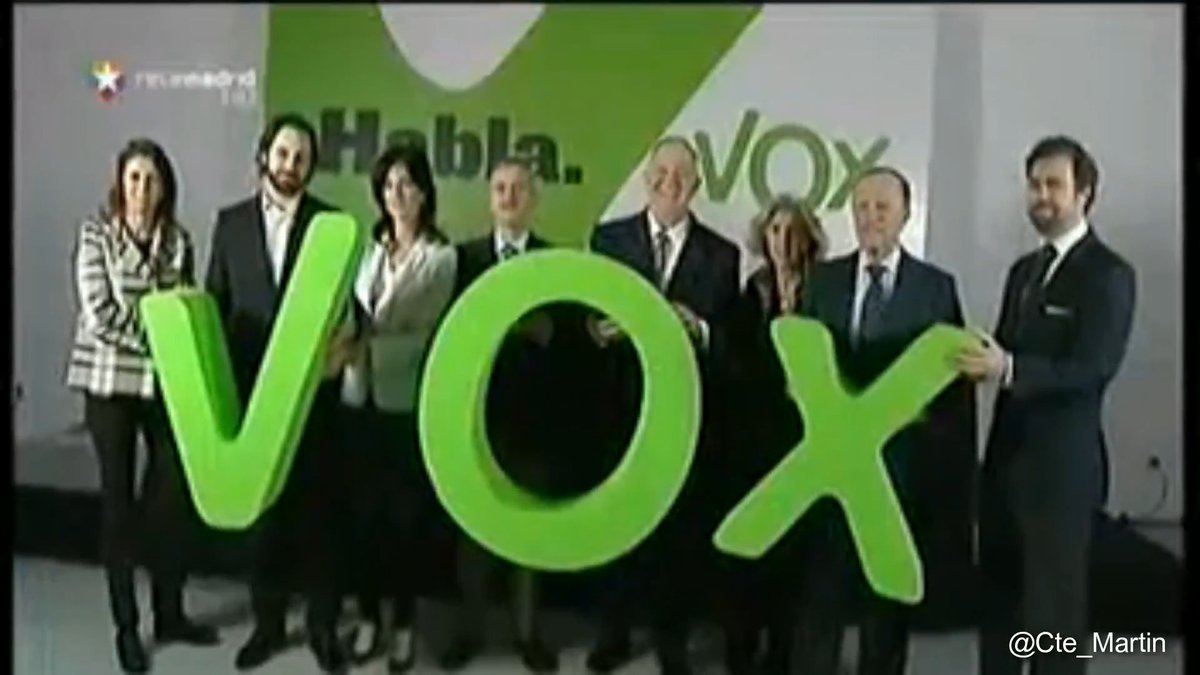 Telemadrid - 16/01/2014 - Nace un nuevo partido político, su nombre es VOX