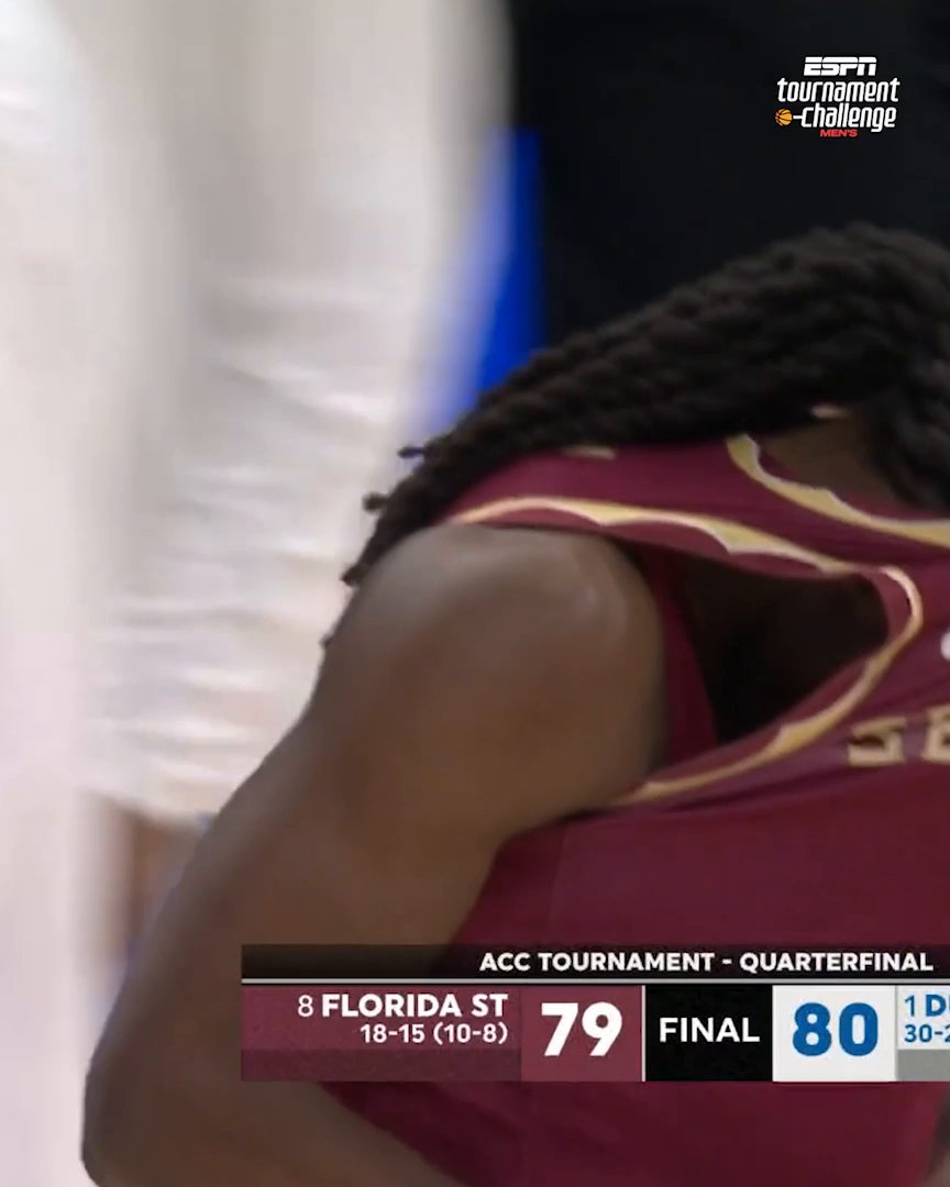 FSU WAS THIS CLOSE TO TAKING DOWN DUKE 😳 Get ready to fill out your Tournament Challenge bracket ➡️