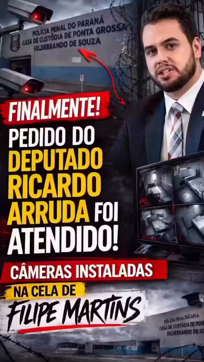 Entenda porque a família de Filipe Martins, que agora está em Ponta Grossa.A família estava desesperada e com medo, e por isso sigo indo até lá e acompanhando a situação de perto, sempre prezando pela segurança dele. Via Ricardo Arruda 👏👏👏