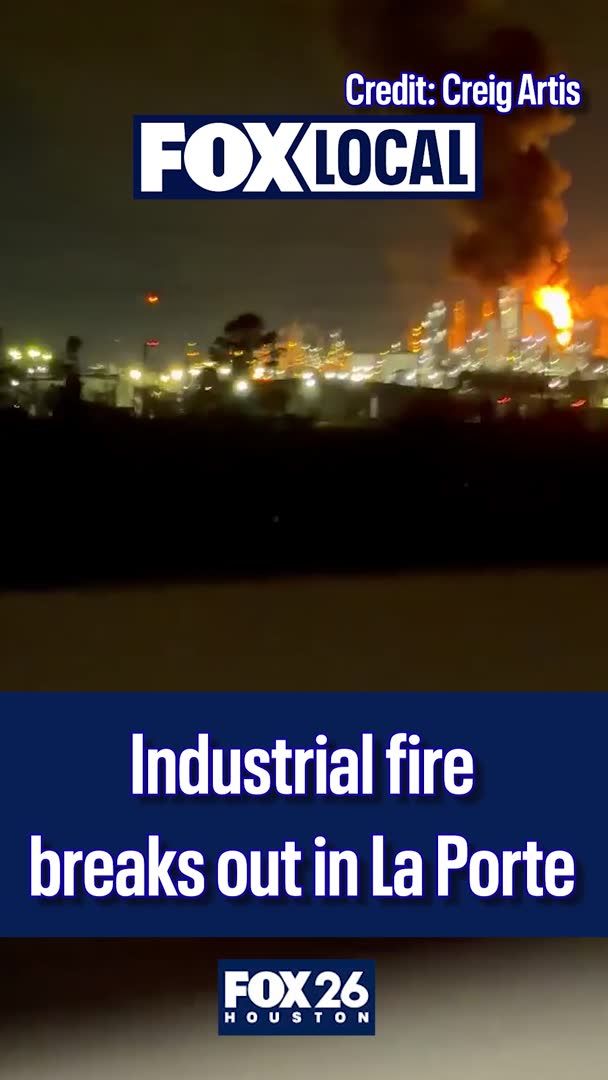 The La Porte Fire Department is on the scene of an industrial fire on Bay Area Boulevard. Officials say no action is required from the community at the time of this post.