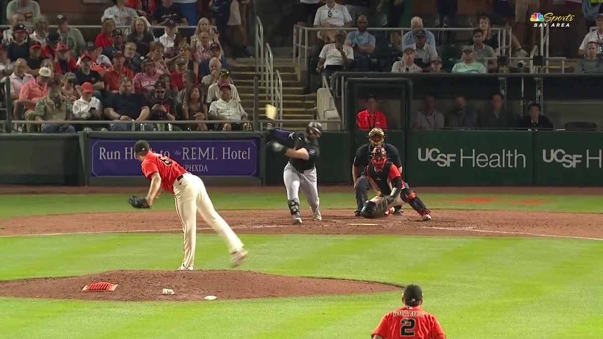 Keaton Winn was up to 99 mph tonight and still has this nasty splitter. He's having a good spring, looks like someone who might be part of the solution for the bullpen: