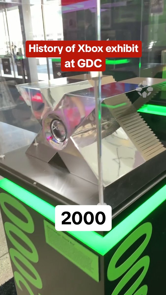 Xbox put on an exhibit of their past consoles at #GDC