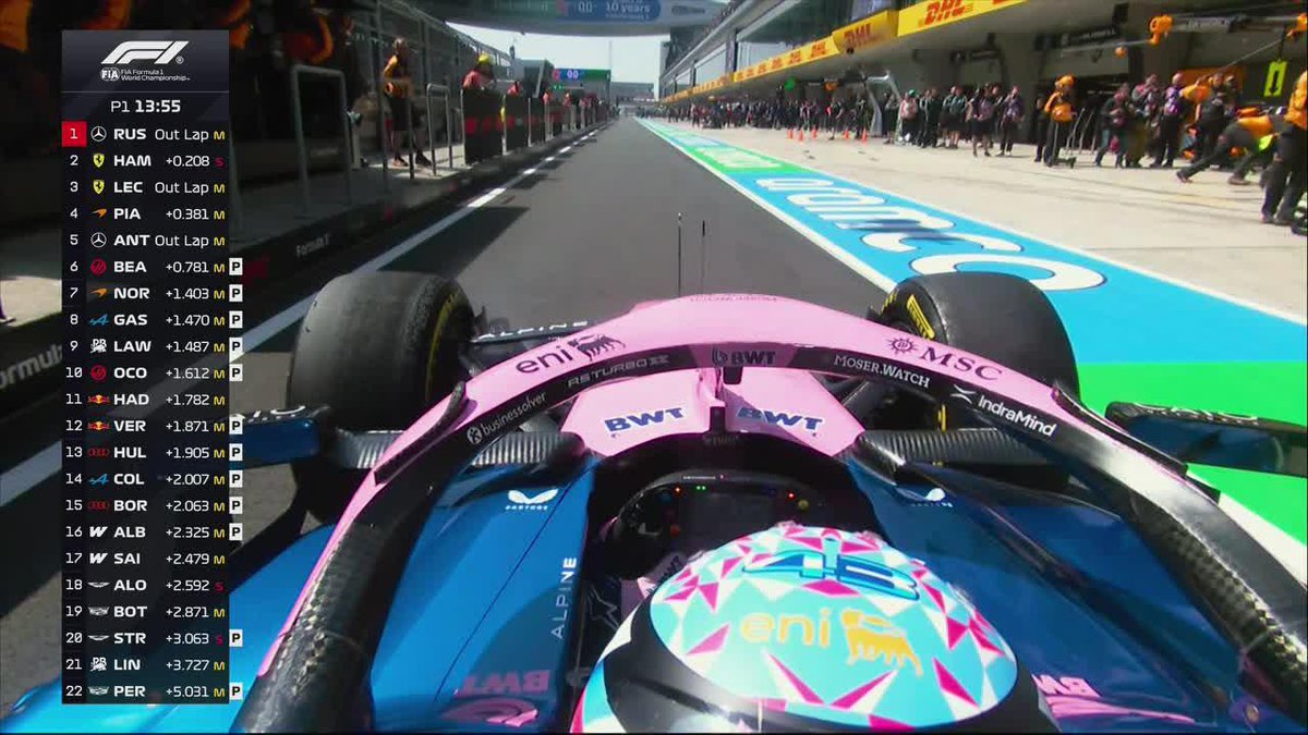 ¡EL ALPINE DE COLAPINTO SE PARÓ DE LA NADA EN EL MEDIO DE LA CALLE DE BOXES! Los mecánicos del equipo fueron a buscarlo a Franco y de repente... ¡ARRANCÓ! 📺 #ChineseGP | Toda la temporada de #F1 por #DisneyPlus Plan Premium