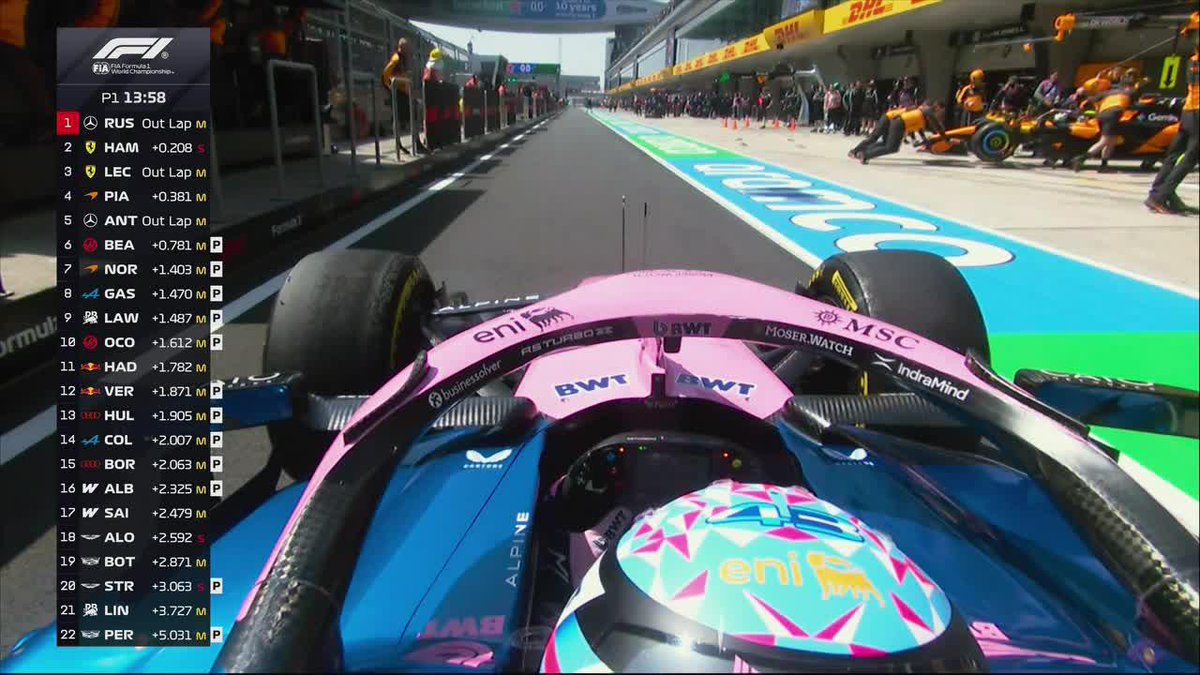 - Se le queda el auto en el pitlane - Los mecanicos corren a ayudarlo - Apenas llegan los mecanicos arranca y los deja corriendo atrás Franco Colapinto metió el bait de todos los tiempos