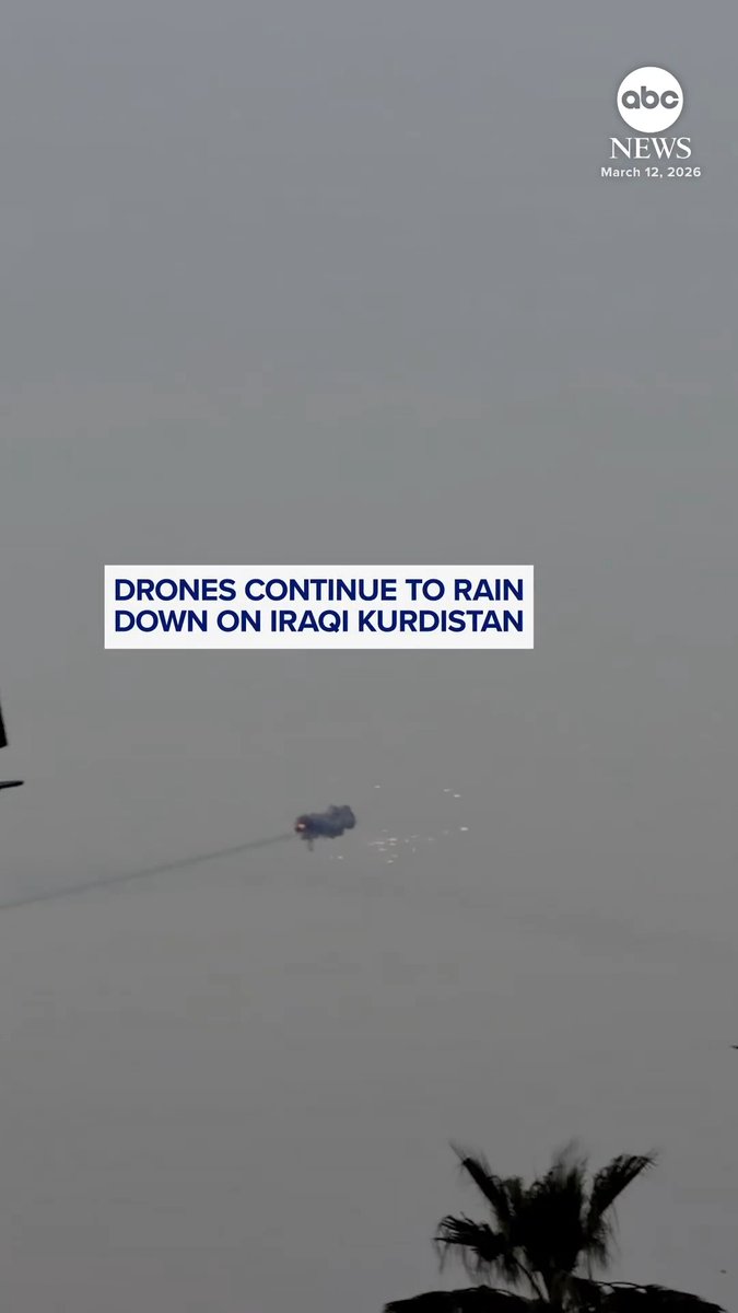 ABC News' James Longman reports from Erbil, Iraq, where drones fired by Iranian proxies are being intercepted by Iraqi air defense systems as strikes continue across the Middle East. Follow live updates: