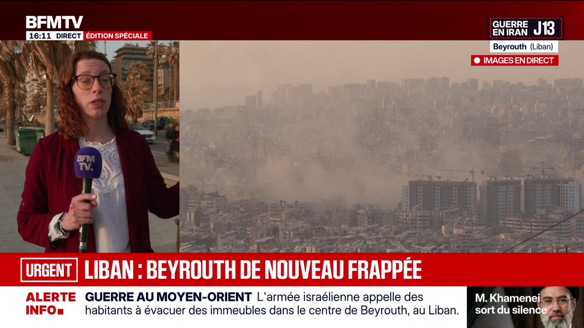 🇮🇱🇱🇧 | GUERRA EN MEDIO ORIENTE: Israel ataca un edificio en el centro de Beirut en Líbano.