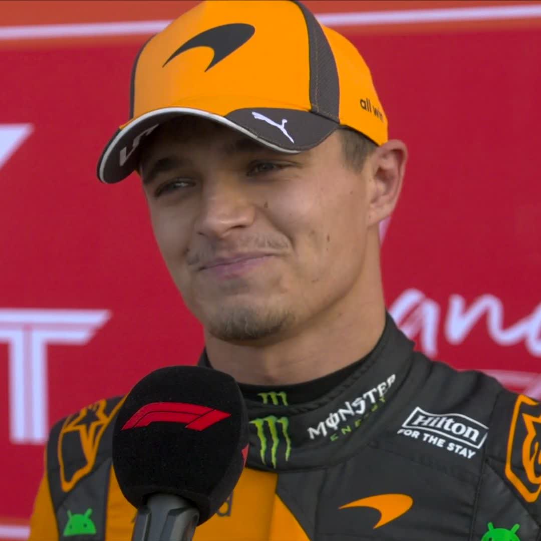 "P3 is as good as we can look at for the time being." Lando Norris after qualifying third for the Chinese GP Sprint ⚡