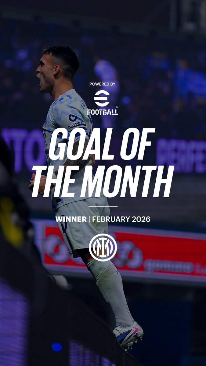 Il goal numero 1️⃣7️⃣1️⃣ di Lautaro è il #GOTM di febbraio 🐂 eFootball