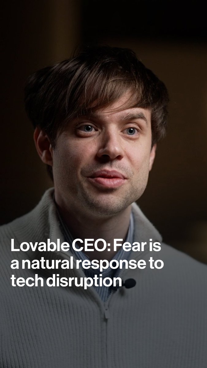 "Fear is a very natural outcome of change." Lovable CEO Anton Osika explains why anxiety over the software selloff is justified, telling Tom Mackenzie there is still excitement about how AI is unlocking new ways to innovate.