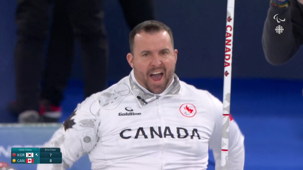 CANADA STEALS 3 IN THE FINAL END TO GET THE 8-7 WIN 🤯🇨🇦 Canada will go for wheelchair curling GOLD at the #MilanoCortina2026 Paralympics 🥌