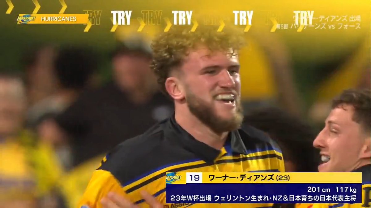 ワーナー・ディアンズ選手、スーパーラグビーパシフィック初トライ