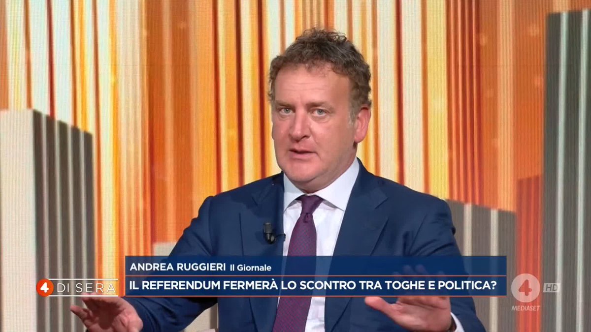 "Chi vota "no" a questo referendum vota soltanto nell'illusione di causare un danno al governo" Andrea Ruggieri a #4disera