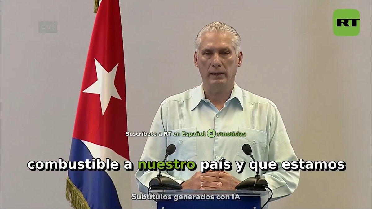 🛢️🇨🇺"Hace tres meses que no entra ningún barco de combustible a Cuba" El presidente de Cuba, Miguel Díaz-Canel, recalcó que desde hace 3 meses no entran barcos con combustible al país, lo que tiene "un impacto inconmensurable" en la vida de los ciudadanos