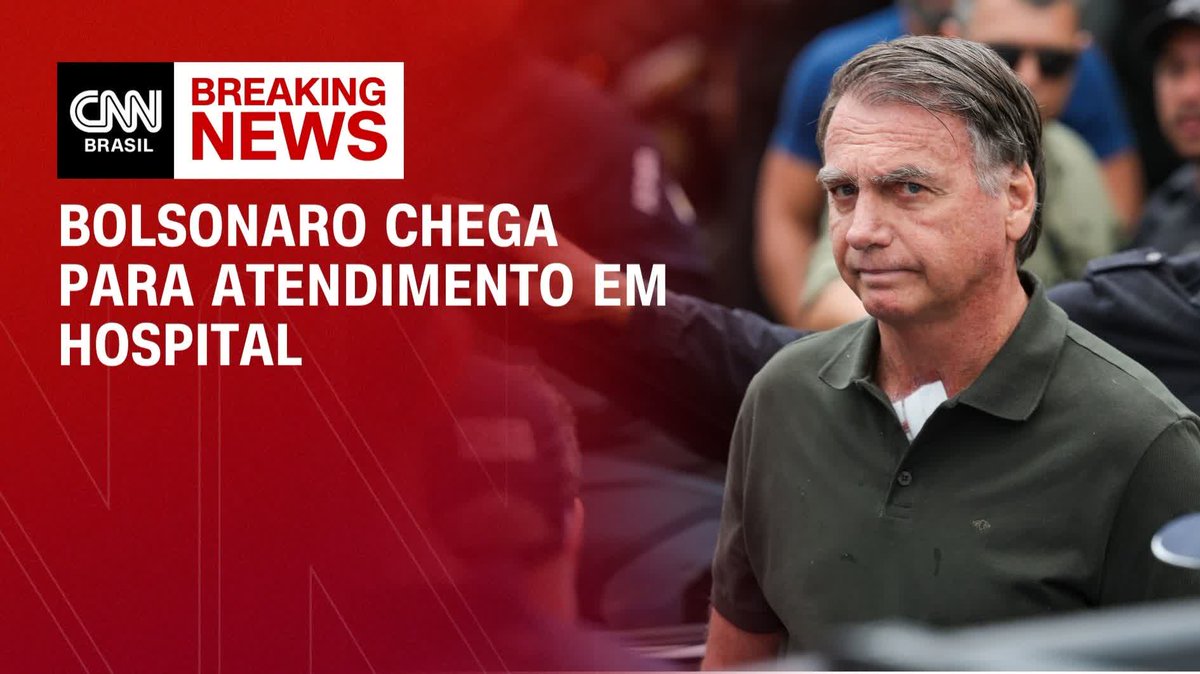 Bolsonaro chega para atendimento em hospital; assista #CNNNovoDia