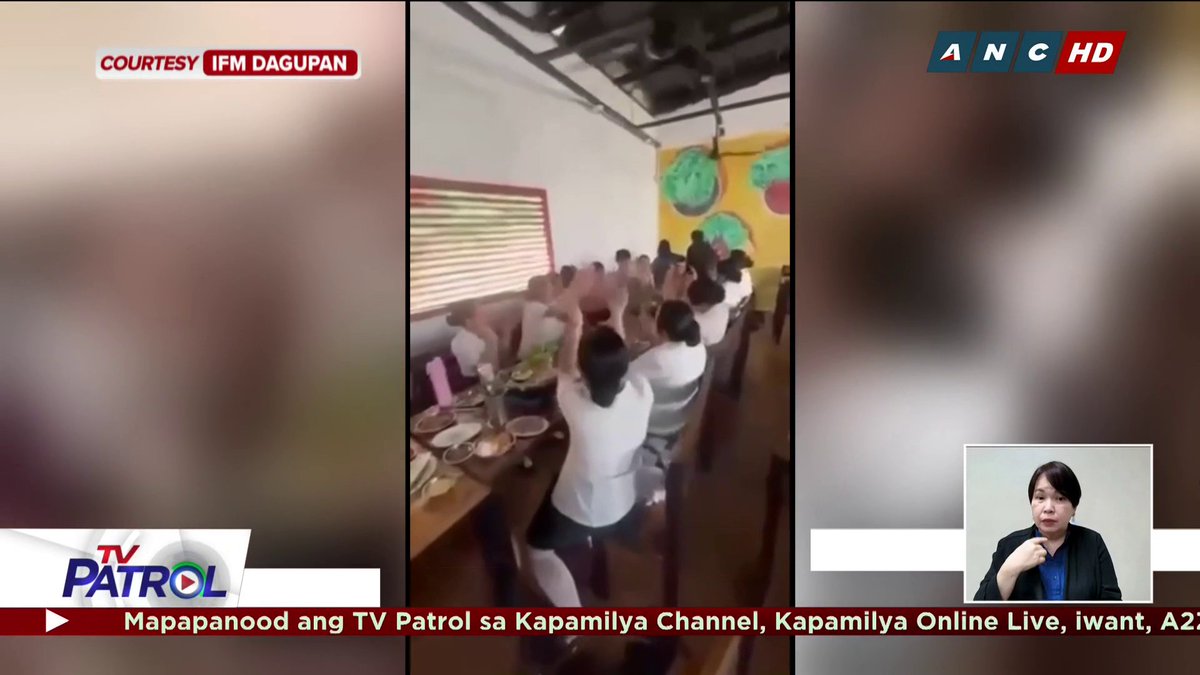 Sugatan ang 11 estudyante matapos sumabog ang isang portable butane stove habang kumakain sa samgyupsal restaurant sa Dagupan.