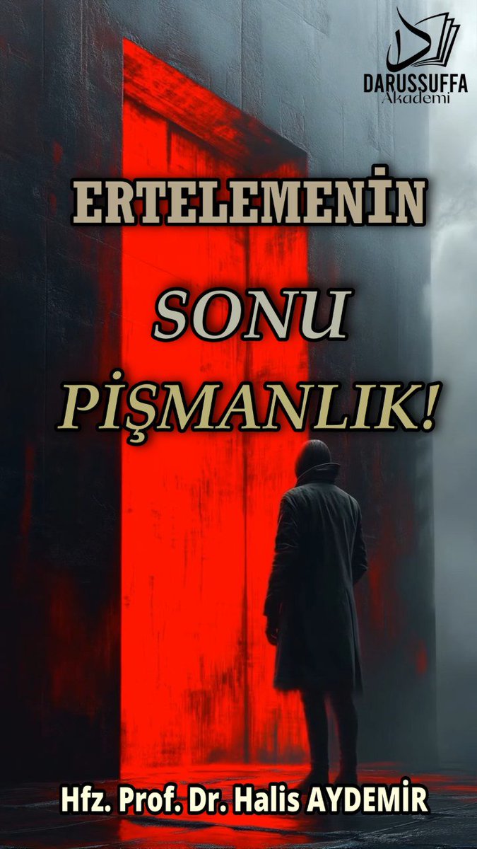 Ertelemenin Sonu Pişmanlık!