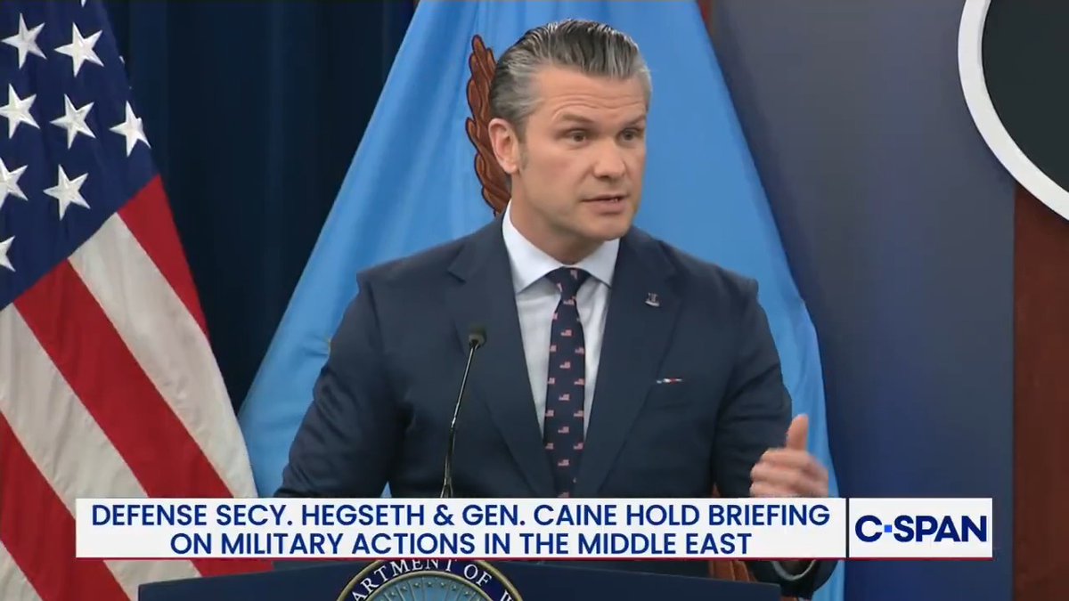 Secretary Hegseth on reports of U.S. strike on Iranian girls school: "We're not going to let reporting lead us or force our hand...the truth matters...We don't target. Iran does. We will investigate and we'll get to the truth, and we'll share it when we have it."