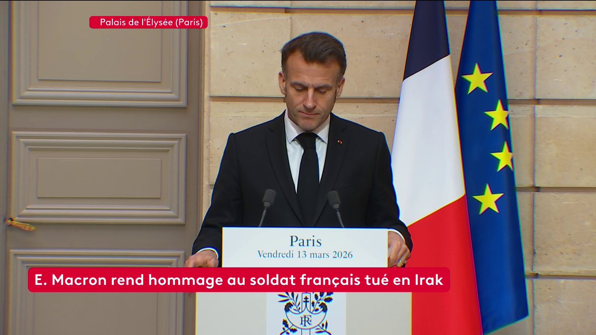 🔴 🗣 "Rien ne nous détournera de l'Ukraine (...) notre soutien ne faiblira pas", assure Emmanuel Macron lors de la visite de Volodymyr Zelensly. Il ajoute que la Russie est face à un triple échec : stratégique, économique et une faillite morale. #canal16