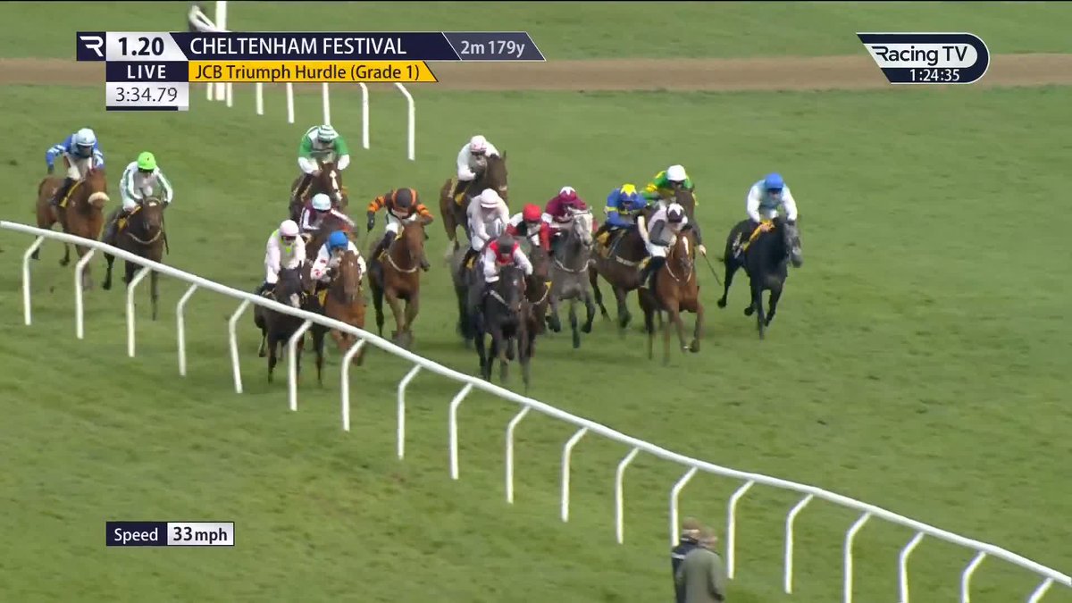 Father & son combine - 50/1 shot Apolon De Charnie gives Willie Mullins a sixth win of the week under son Patrick in the G1 Triumph Hurdle 🏆