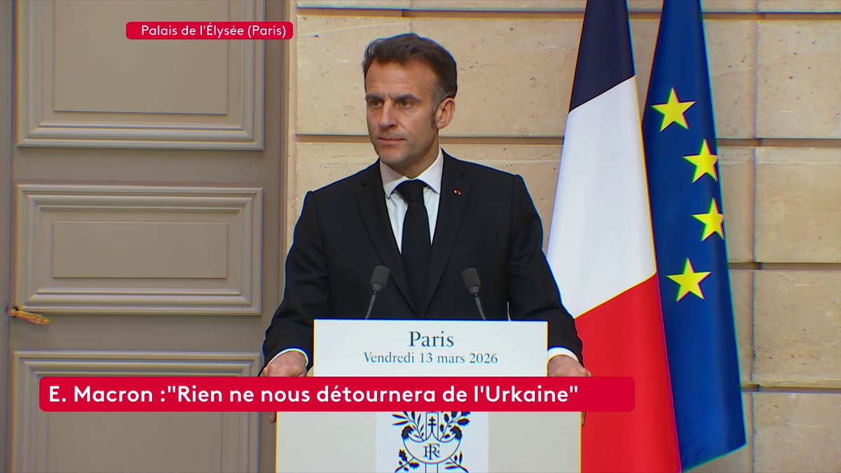 🔴🗣 "Il est étrange de voir la Russie appeler à un cessez-le-feu au Moyen-Orient alors qu'elle refuse (...) tout cessez-le-feu pour l'Ukraine", affirme Emmanuel Macron avant d'ajouter que la Russie "est un allié historique et stratégique de Téhéran". #canal16