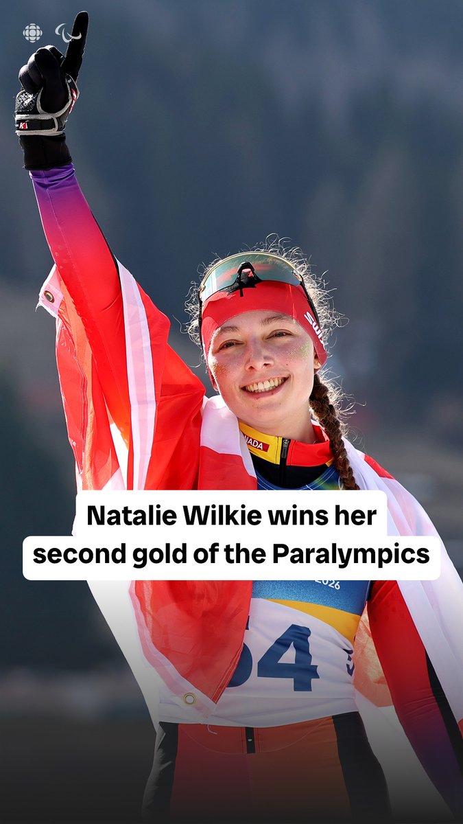 Wilkie wins GOLD #2🥇 Natalie Wilkie skied to first place in the standing Para biathlon sprint pursuit for her second gold of #MilanoCortina2026 👏