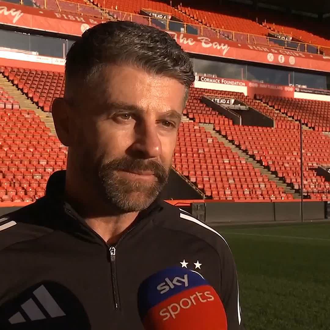 🗣️ "There's absolutely no reason Aberdeen shouldn't be up the top end of the table. Hearts have shown what can be achieved." New Aberdeen head coach Stephen Robinson on challenging the Old Firm and learning from Sir Alex Ferguson ⤵️