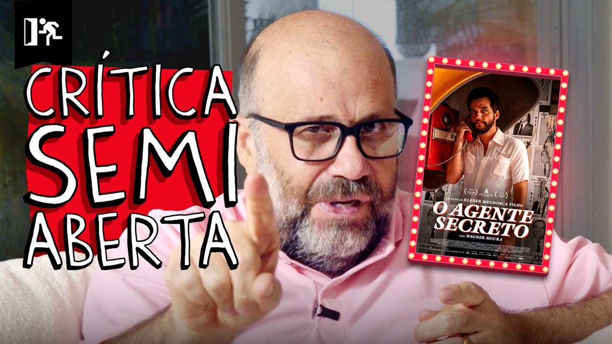 - O Wagner Moura, coitado, cê fica esperando três horas o momento que ele vai gritar com alguém! ▶ CRÍTICA SEMIABERTA: O AGENTE SECRETO