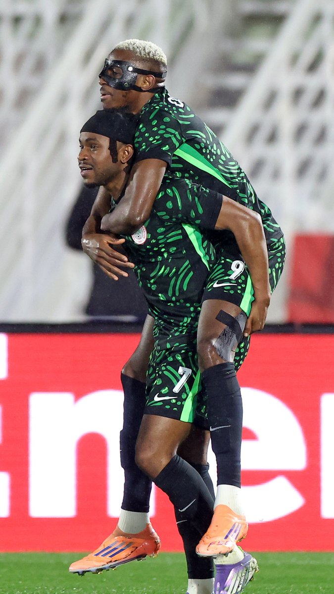 Lookman. Osimhen. And a goal counter that refused to take rest. 🇳🇬 #TotalEnergiesAFCON2025