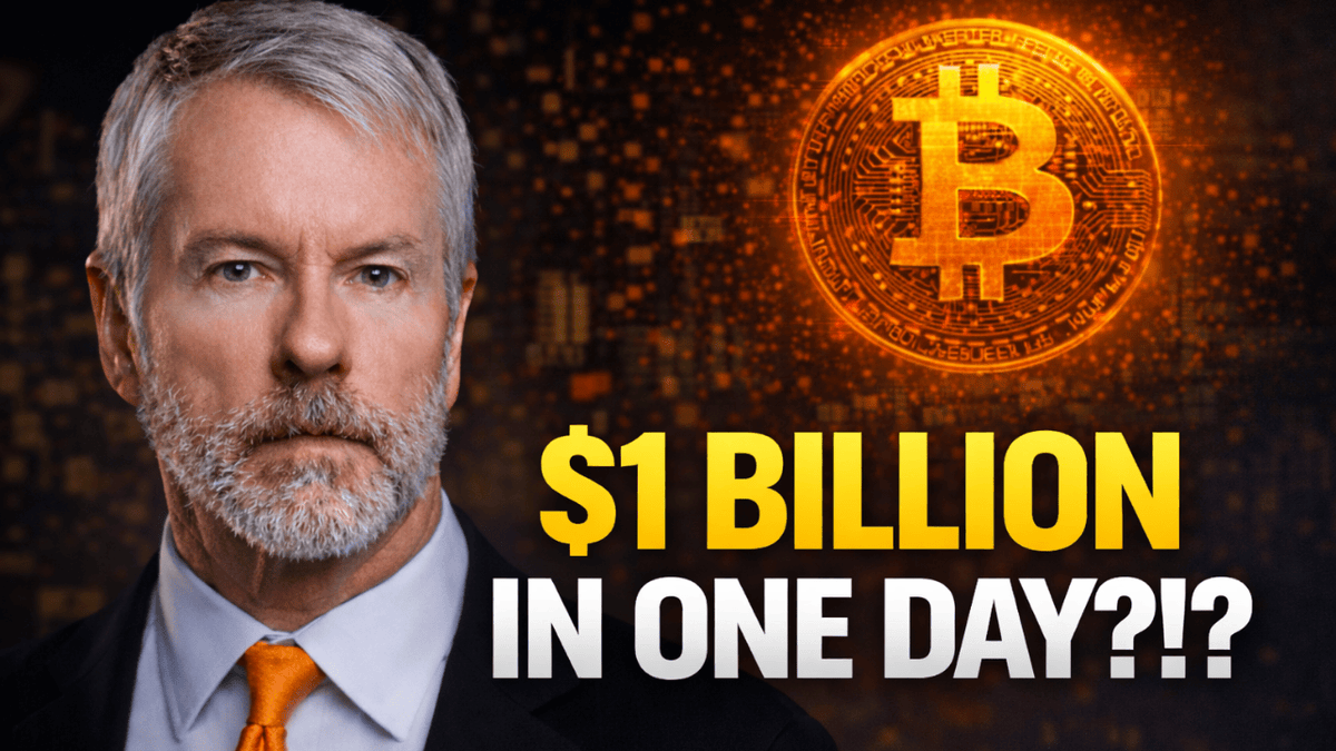 “Strategy appears to have raised over $1 billion to buy Bitcoin in one trading session.” If the math is even close, this is not a treasury story anymore. It’s a corporate capital machine converting market demand into permanent Bitcoin absorption. New On Time with Adam Livingston 👇