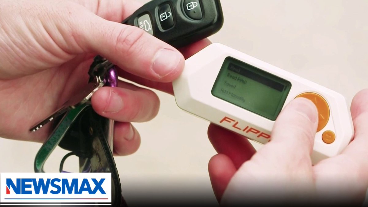 CRIMINALS’ NEW TRICK: Cybersecurity expert Ryan Montgomery demonstrates how easily your car’s key fob signal can be intercepted and cloned in seconds, leaving you vulnerable to car theft. NEWSMAX Crime Correspondent Jason Mattera has more. Ryan M. Montgomery