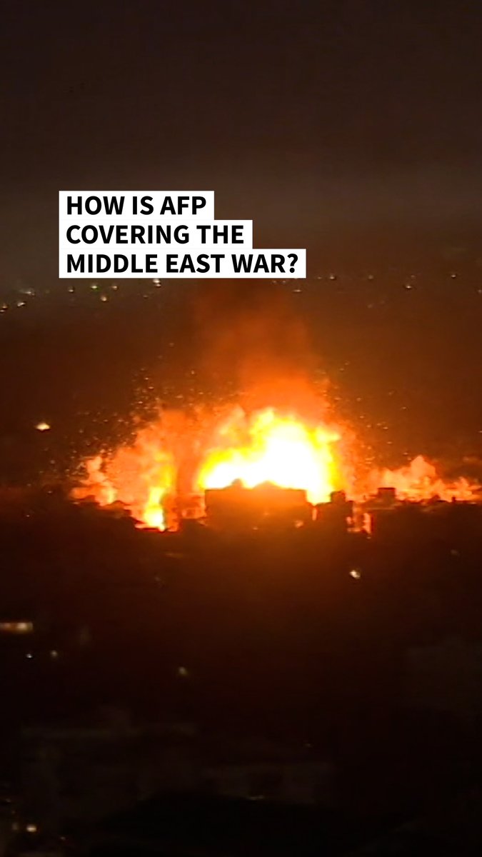 📝🎥📸 How is AFP covering the Middle East war? As one of the few media organisations with a bureau in Tehran, AFP relies on its journalists in the field to gather information authorities do not always wish to share. Dedicated teams also verify videos posted on social media.