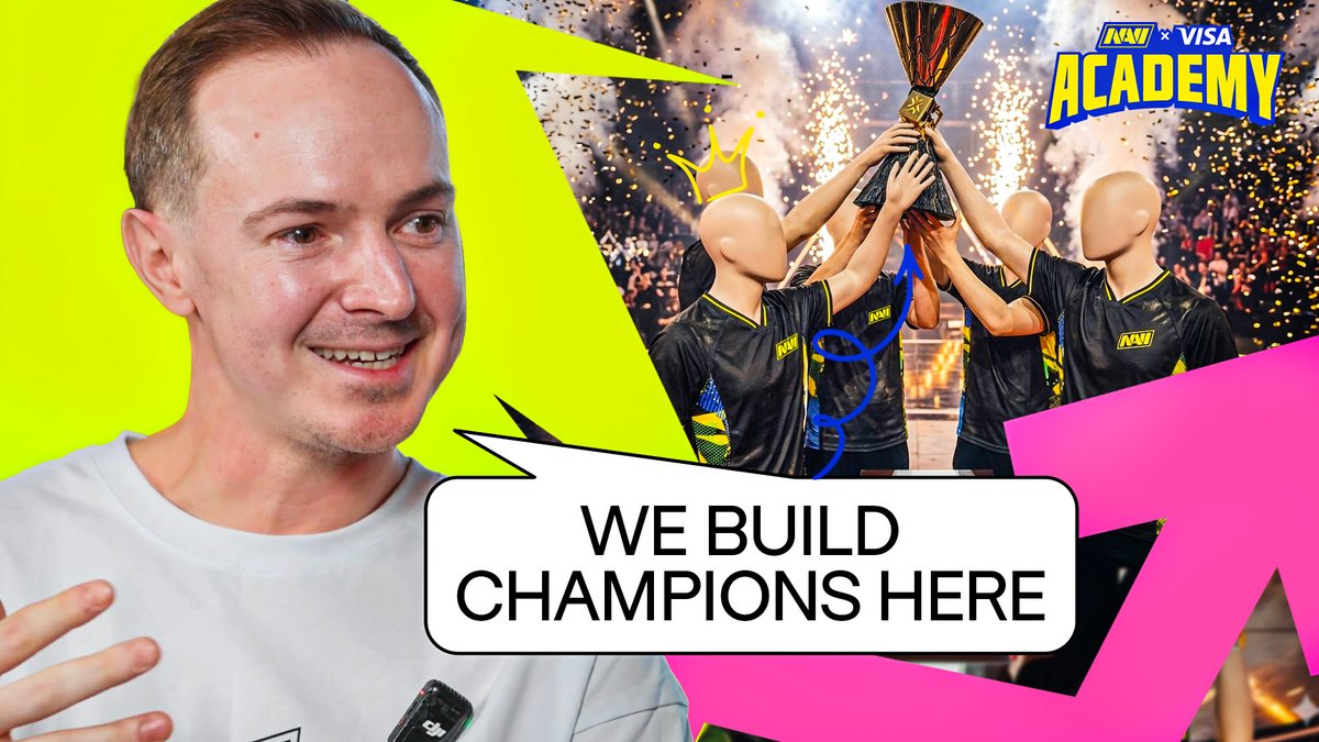 NAVI Visa Academy’s Valorant team is on the way, so we decided to sit down with the brains behind the operation. Our interview with Ivan Shevtsov 🇺🇦 is out now! 🎥: