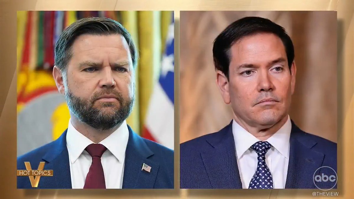 VANCE OR RUBIO IN 2028? With polls showing Sec. of State Marco Rubio and Vice Pres. JD Vance in a neck-and-neck race to be MAGA's next presidential candidate, the co-hosts and Sheryl Underwood weigh in.