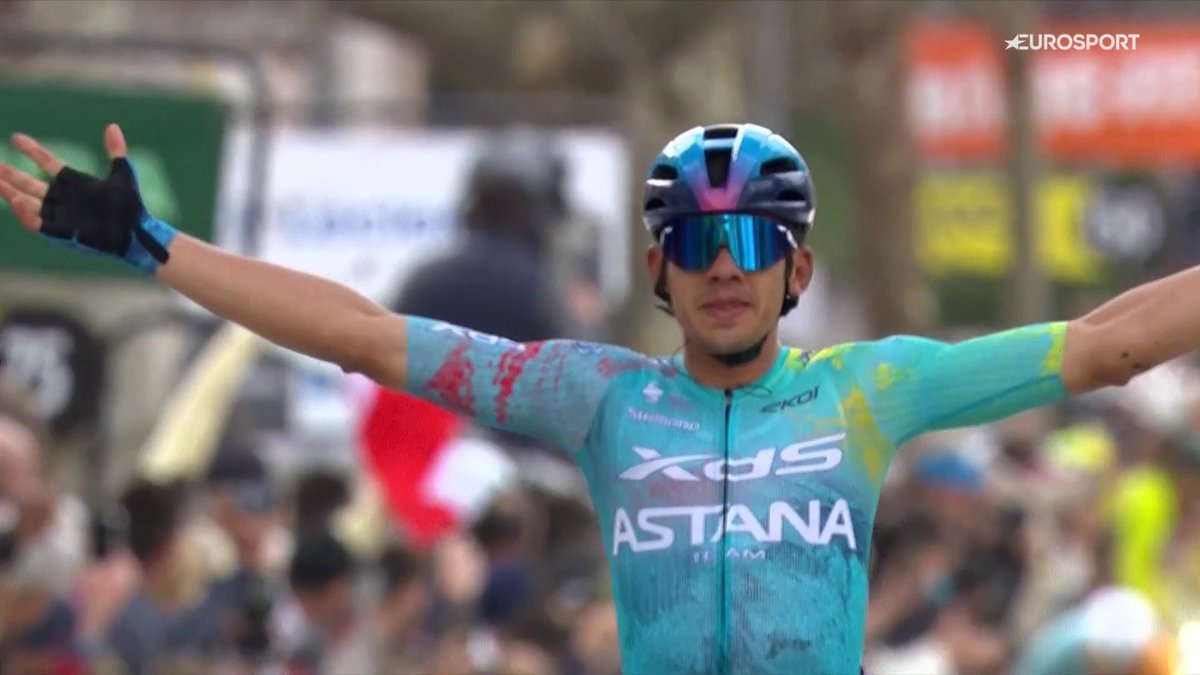 🇨🇴🙌🏼 ¡QUÉ CHIMBA, Haroldcito Tejada! El colombiano del Huila logra su mayor triunfo como profesional en la #ParisNice 2026 y confirma su brillante progresión en este inicio de temporada. Vingegaard sigue líder 📺 Lo viste en Eurosport y HBO Max España