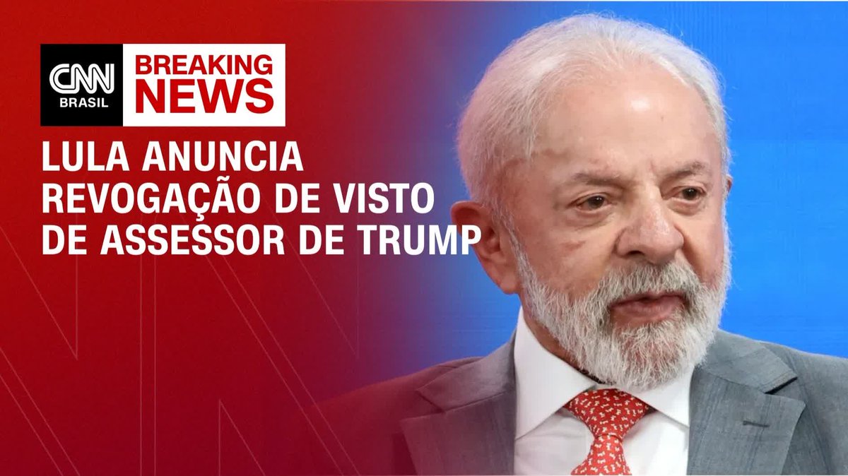 Lula anuncia revogação de visto de assessor de Trump; assista #BastidoresCNN