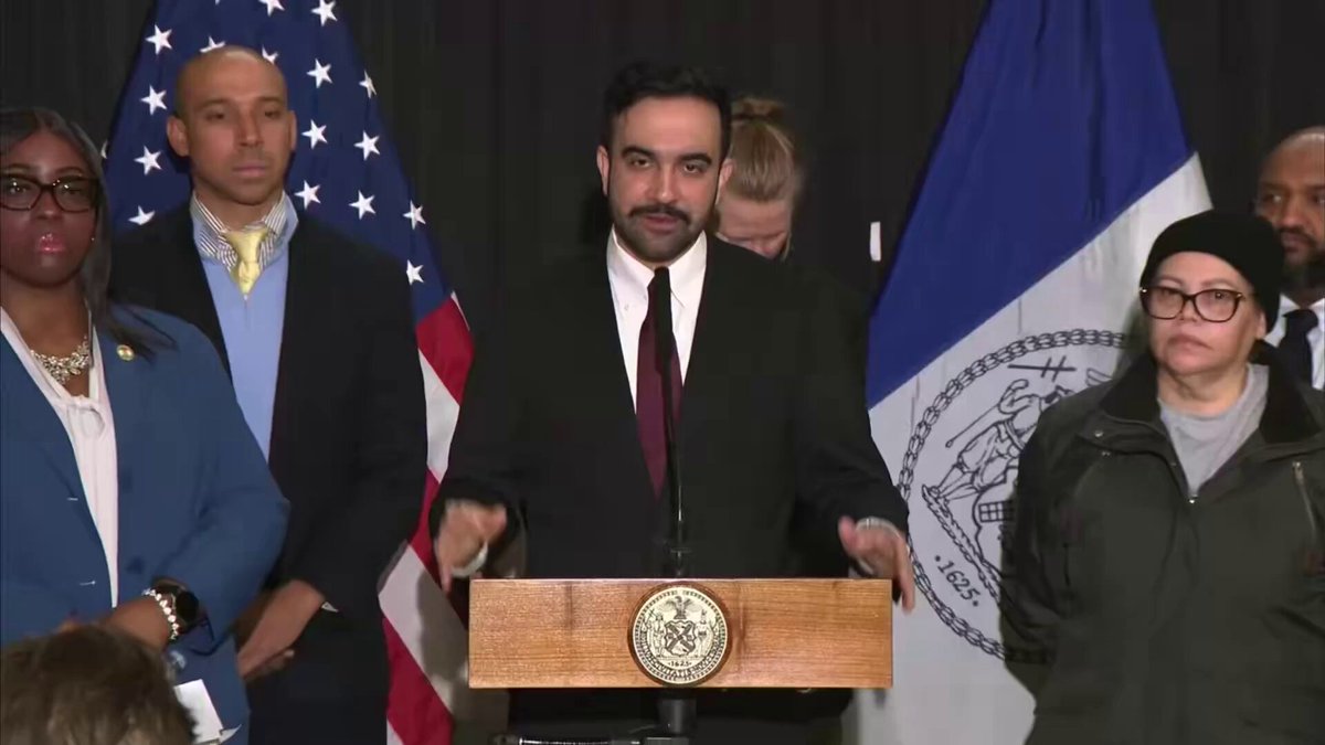 BREAKING: 🇺🇸 New York Mayor Zohran Mamdani says higher taxes will make people stay. "I won't hesitate to ask those who make the most amount of money to pay more so that everyone can stay."