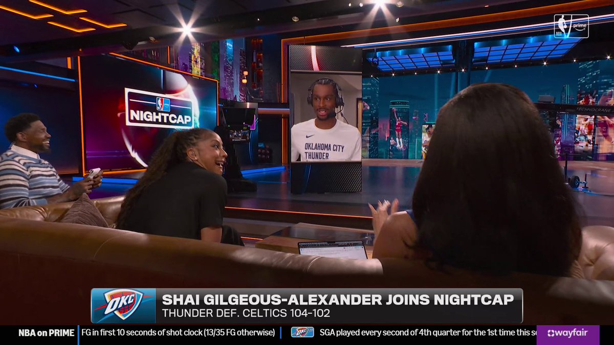 Candace Parker: "Elbows ain't been this cool since Luda was throwin' em. Brought the middy back and snatched the streak No. 2 Wilt em" SHAI: "I don't understand the first one" CP3: "You're too young to understand Ludacris throwin bows? OH MY GOD!"
