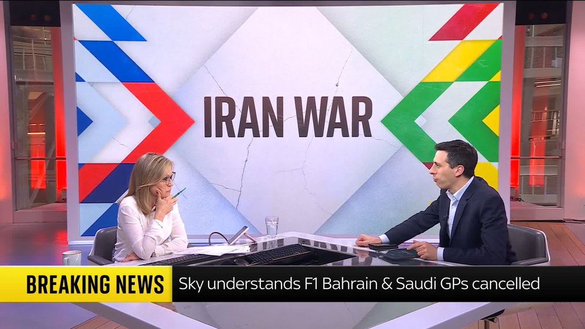 F1 authorities are expected to confirm in the next 48 hours that races in Bahrain and Saudi Arabia will not go ahead due to the conflict in the Middle East. Sky's Rob Harris reports ⬇️ 📺 Sky 501, Virgin 602, Freeview 233 and YouTube