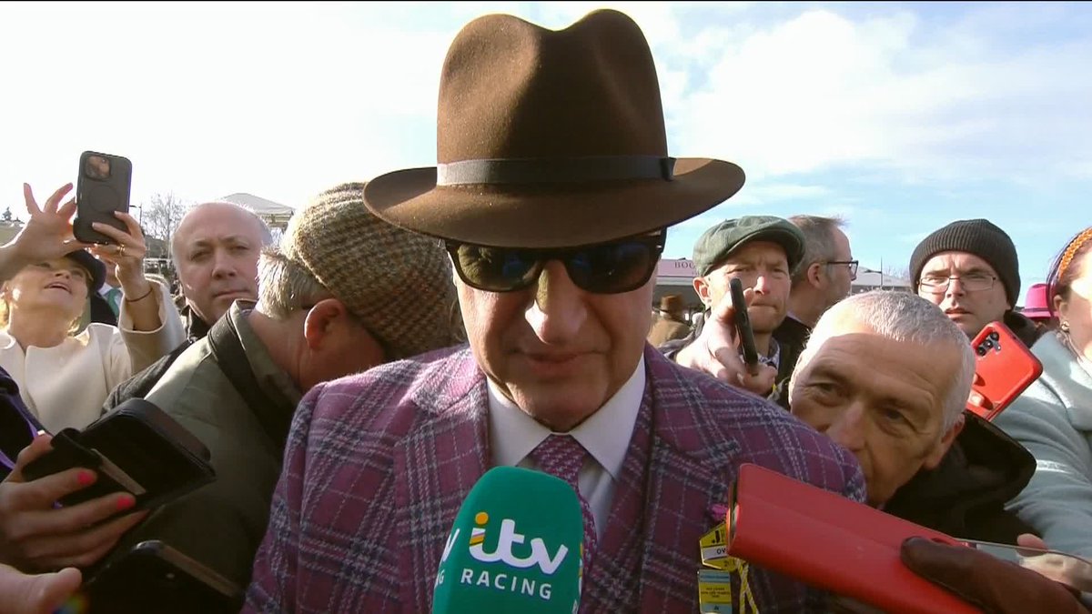 "I've been trying to win this race for 21 years. Brilliant. Magic. People are so lovely to me." 🥹 Rich Ricci becomes the first owner to win the Champion Hurdle and Gold Cup in the same season #ITVRacing | Willie Mullins | Paul Townend
