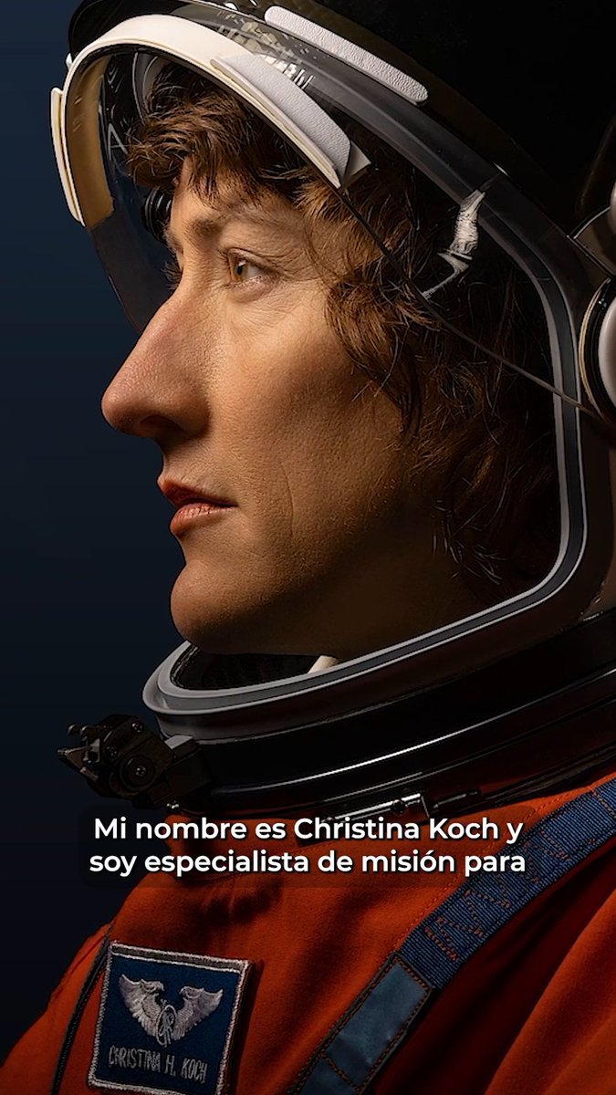 De regreso a la órbita lunar, con una tripulación a la altura del desafío. 🚀 Te presentamos a Christina Koch, astronauta de la NASA y especialista de misión de NASA Artemis II. Este será el primer vuelo de prueba del programa Artemis con astronautas a bordo. Conoce al equipo: